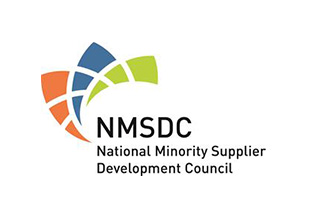 CCI Industrial Constructors - Logo of the national minority supplier development council (nmsdc), featuring an abstract design with colorful elements resembling interconnected pieces and the name of the organization beside it.