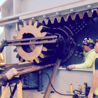 Fort Street Bascule Bridge Work in Progress